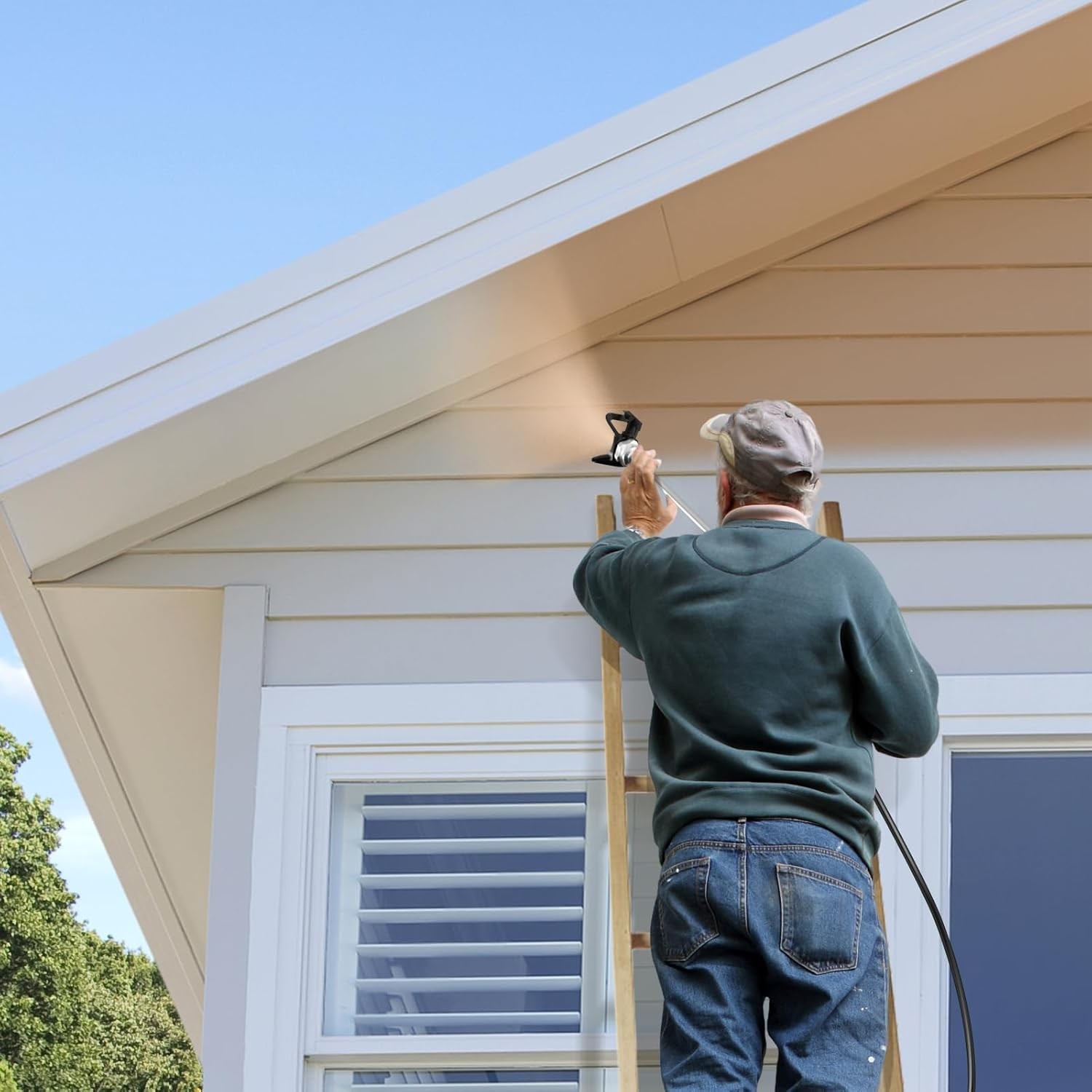 10 Gal High-Pressure Electric Airless Paint Sprayer Thinning-Free Painting Tool