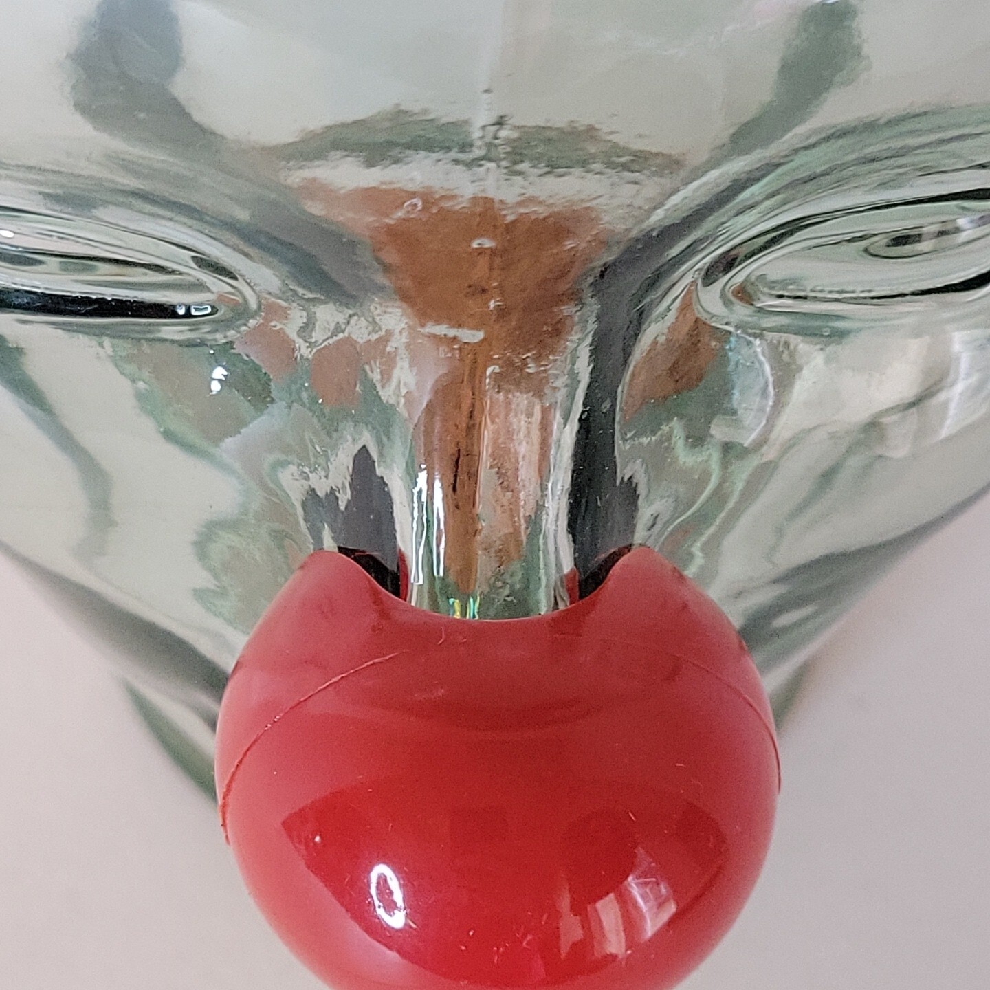 Rubber Clown Nose Red Rudolph Mcdonald Breathable Nose Holes Cosplay Costume NEW