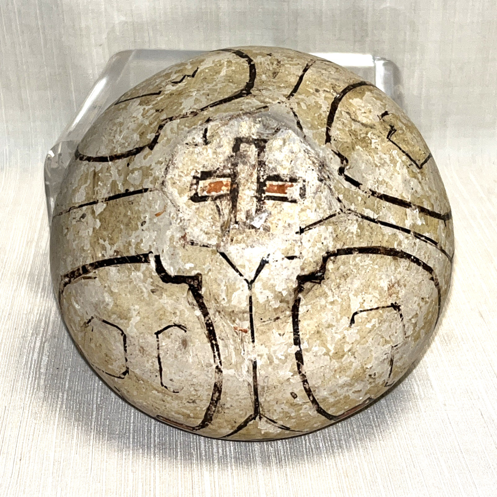 Antique Peruvian Shipibo Conibo Polychrome Pottery Bowl Lid South America Peru