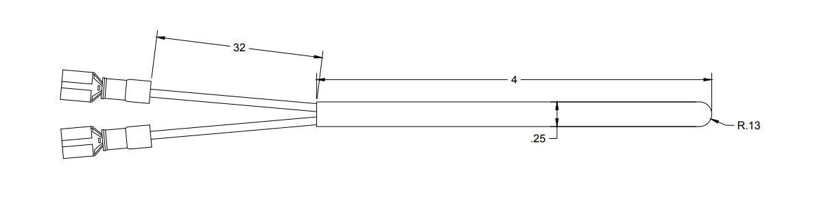 Blodgett 18588 Replacement Oven Temperature Probe 12 Month Warranty