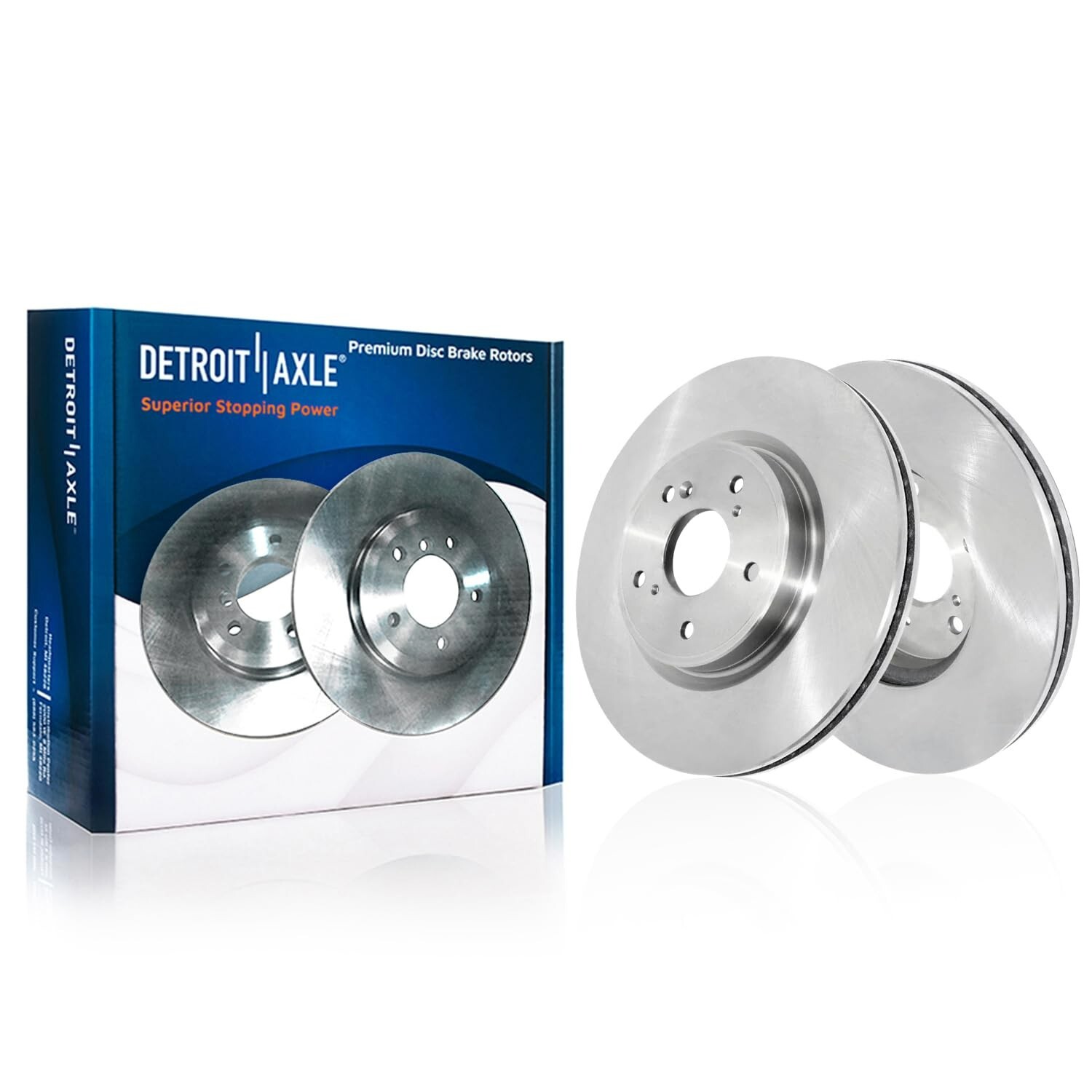 8pc Front Rear Disc Brake Rotors Ceramic Brake Pads Kit for 2017-2023 Honda CR-V