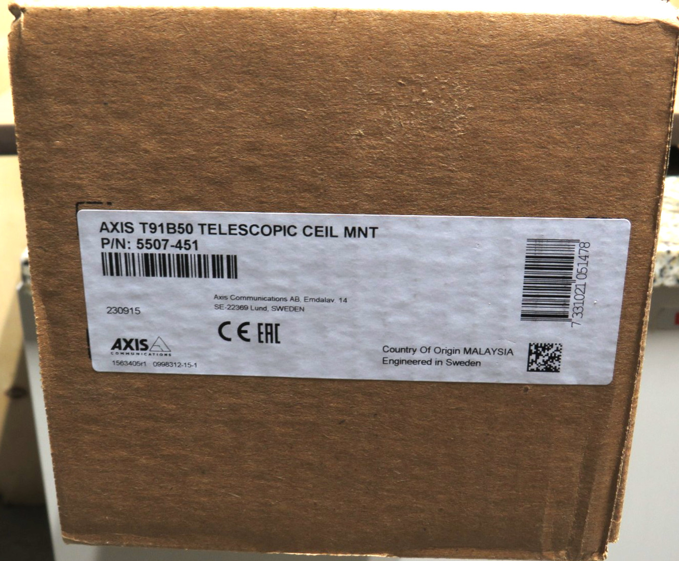 Axis T91B50 Telescopic Ceiling Mount 5507-451 (FACTORY SEALED) [CTCNC]