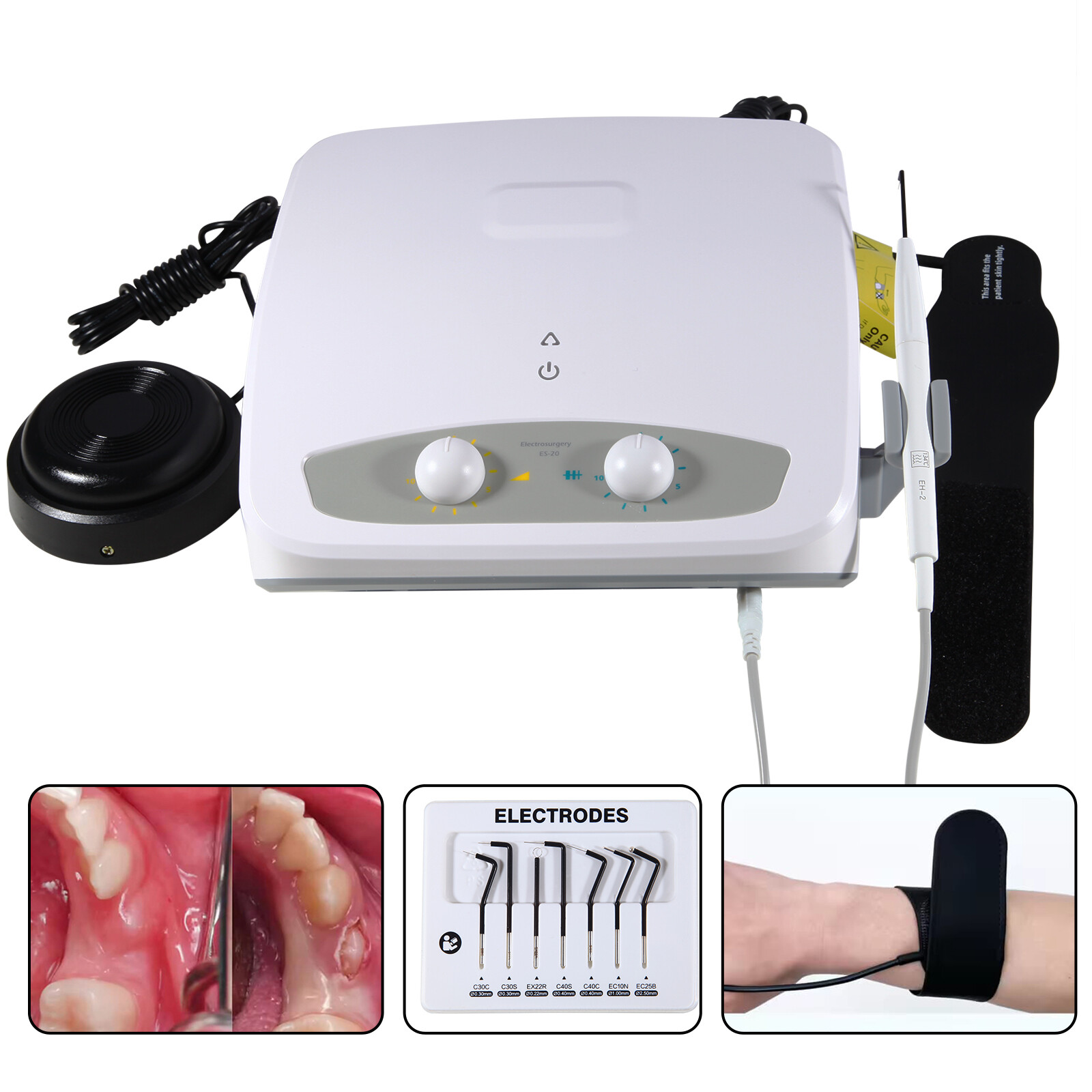 Dental Electro Electrosurgery Unit Machine High Frequency Electric 7*Knife NEW