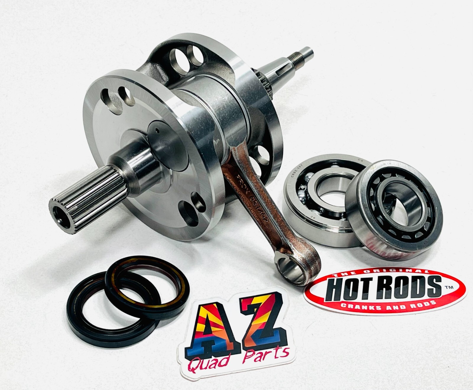 06+ Honda TRX450R TRX 450R Wiseco Crank Stock Bore Piston Gaskets Rebuild Kit