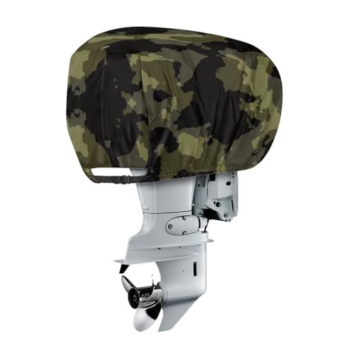 Camo Boat Motor Cover Waterproof Outboard Motor Cover Suitable for Camouflage