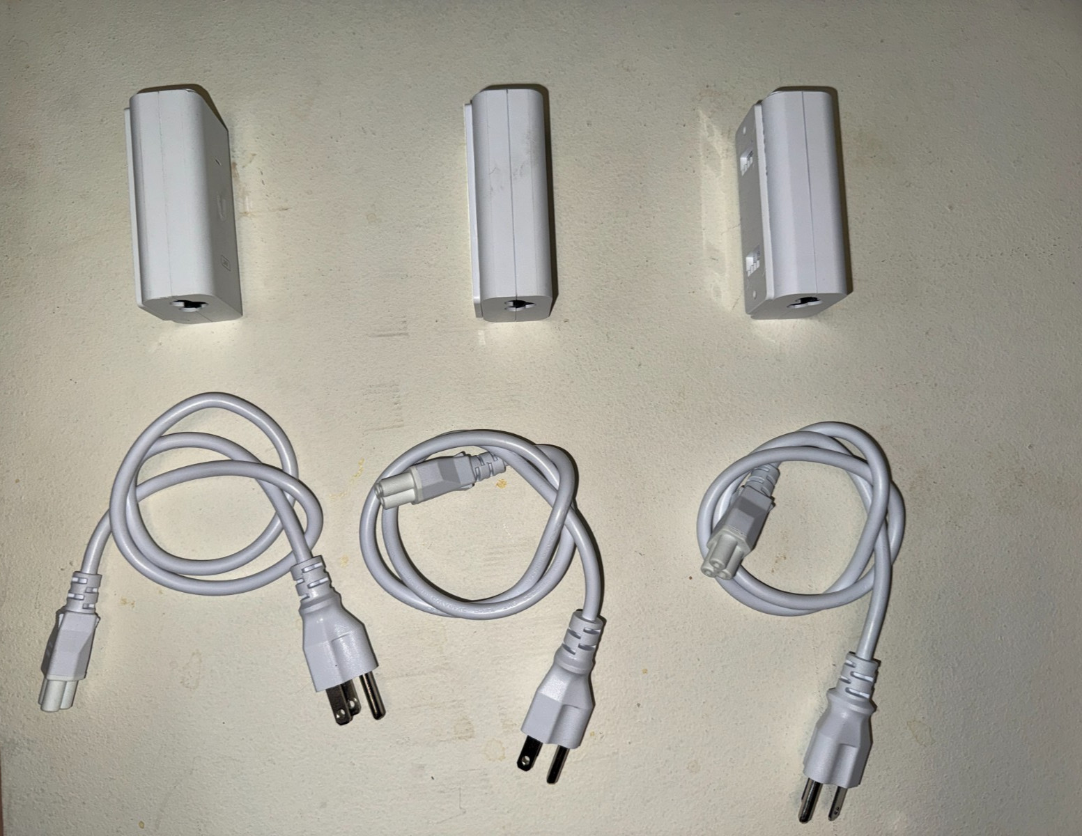 LOT OF 3: Ubiquiti POE-24-12W-G-WH GP-A240-050G