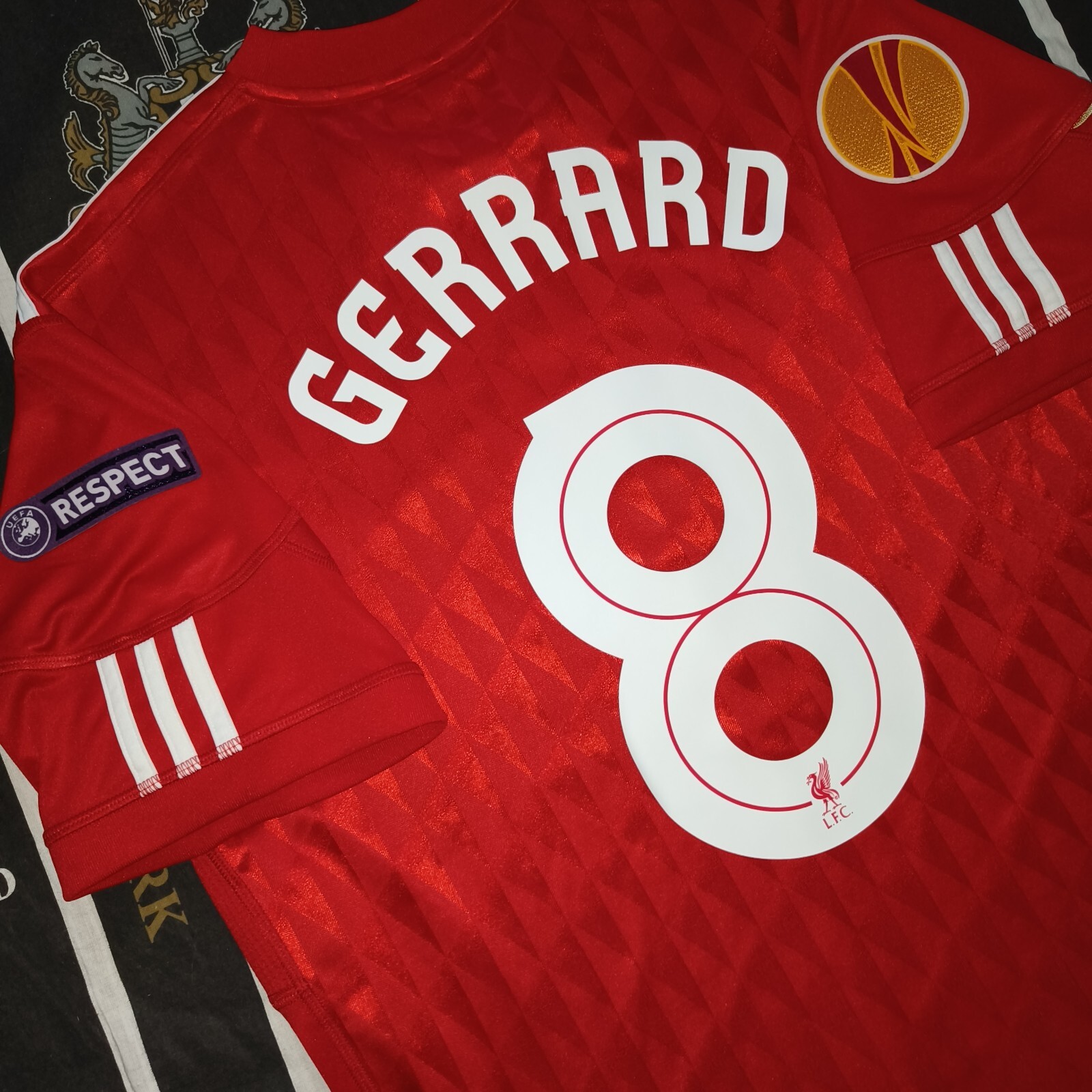 Liverpool Football Home Shirt Jersey 2010 2011 2012 Adidas Steven Gerrard XL