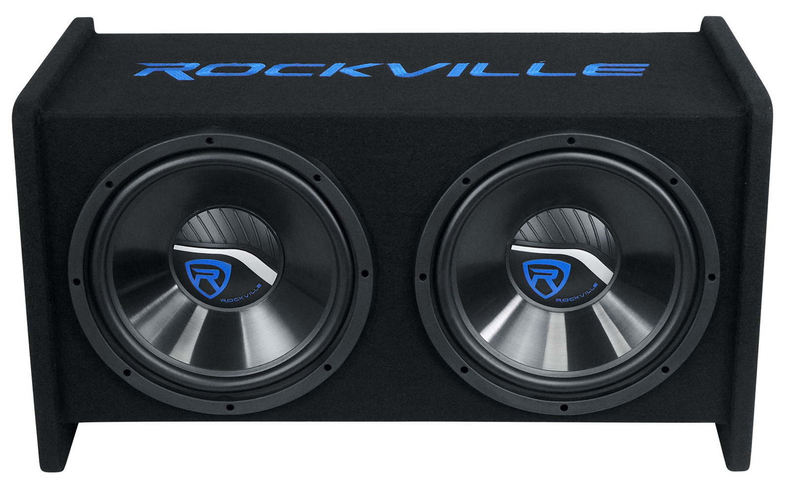 Rockville R1V212P Dual 12" 1200w Car Audio Subwoofers Vented Sub Enclosure Box