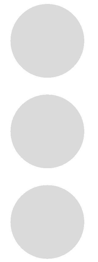 2-1/2" Lt Gray Grey Round Color Code Inventory Label Dots Stickers