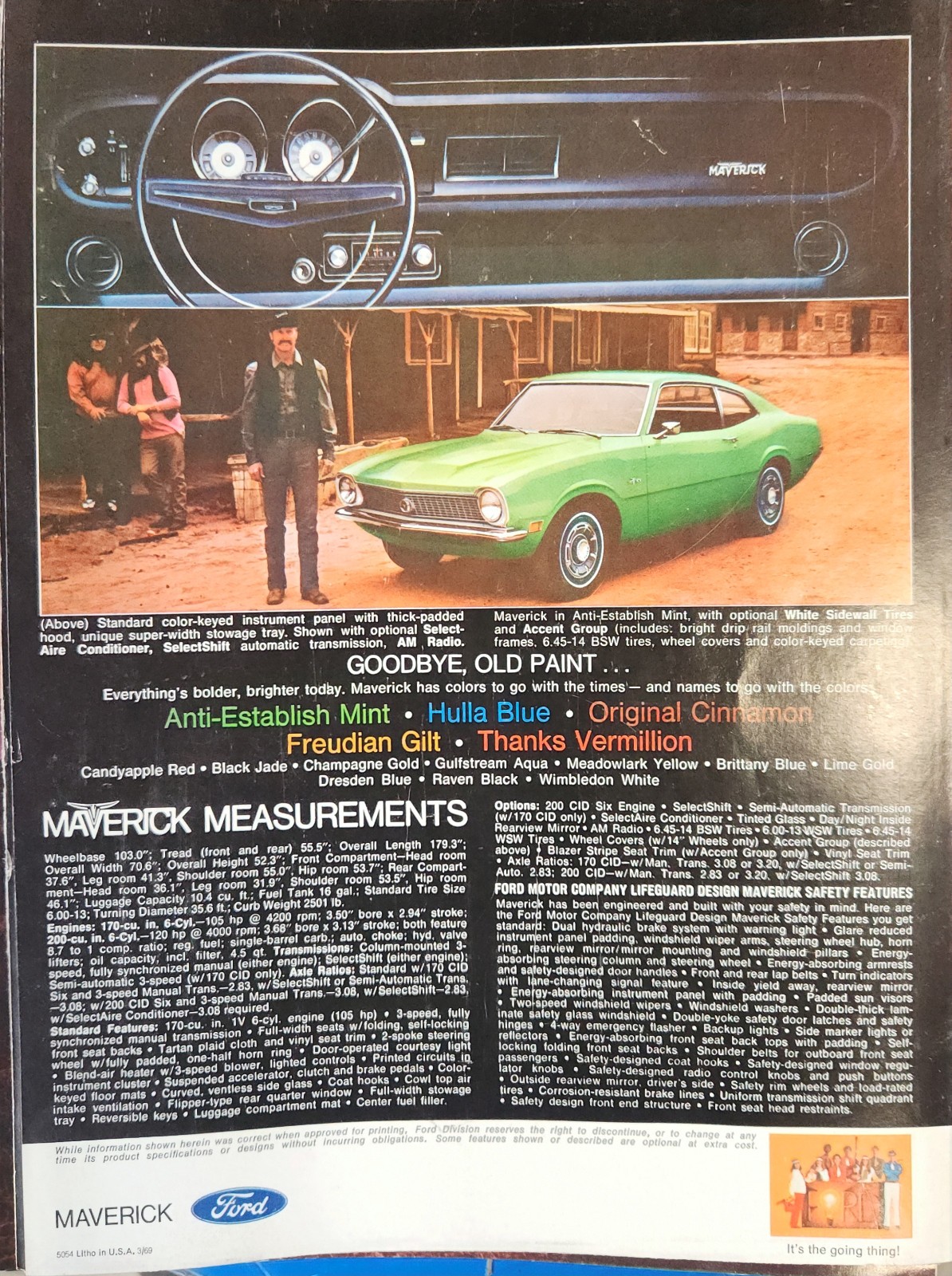 1970 Ford Maverick Sales Brochure