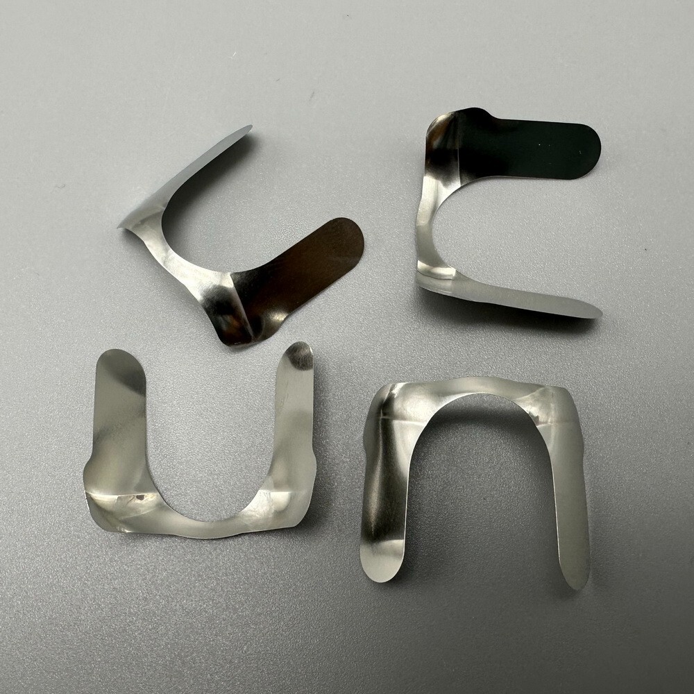 30Pcs Dental Matrix Contoured Anterior Metal Matrix M8 Twin Anterior Matrices