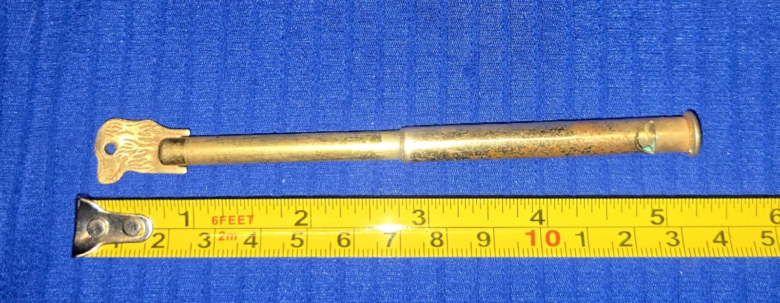 Orphan Annie Dog, Vtg. 1940, Sandy Brass Slide Whistle