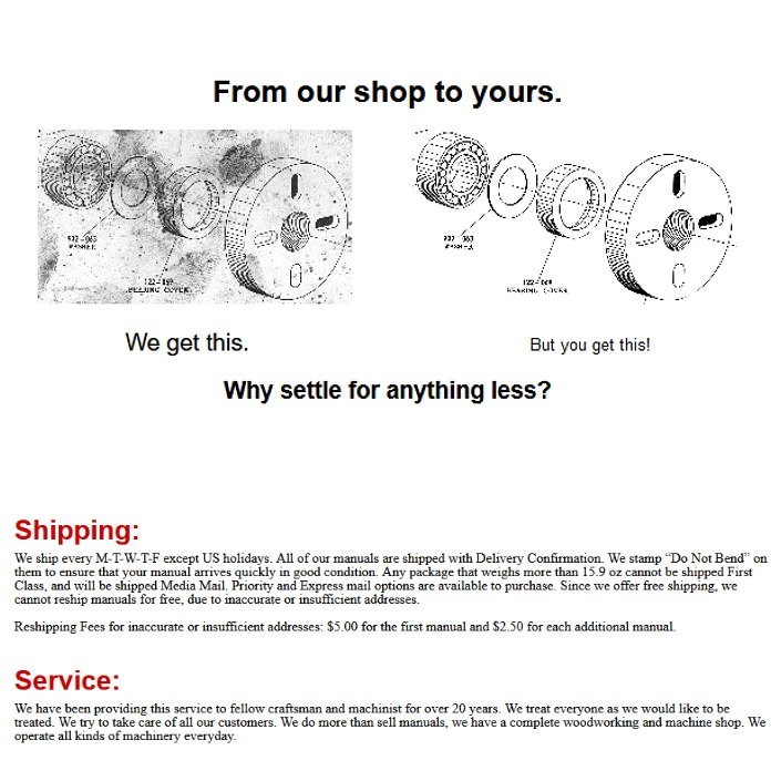 Delta Portable 12" Wood Planer 22-540 Owner Instruction Service Part Manual 1646