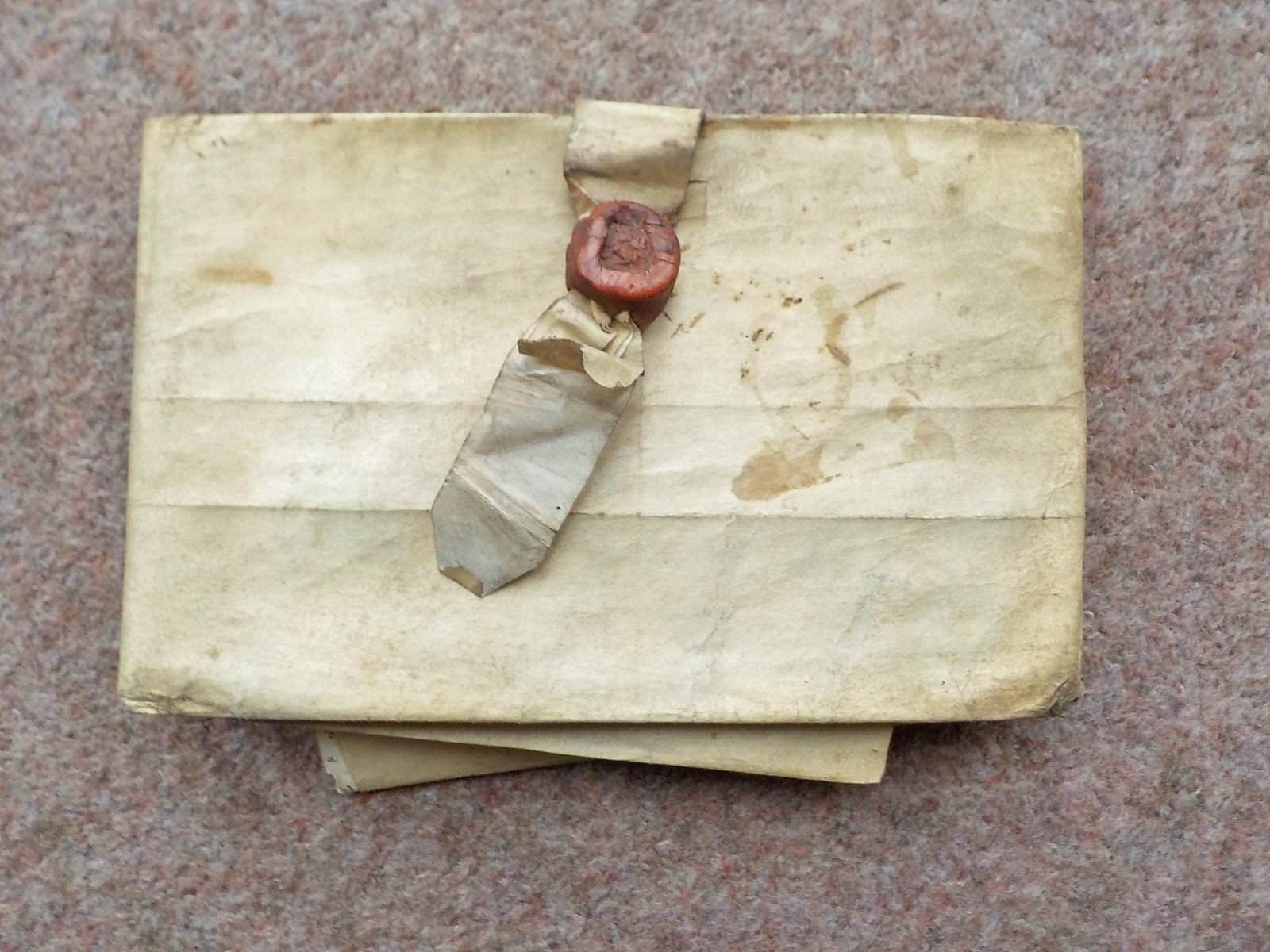 1657 Scratby Norfolk 17th century Vellum Deed Indenture detailed Vellum Schedule