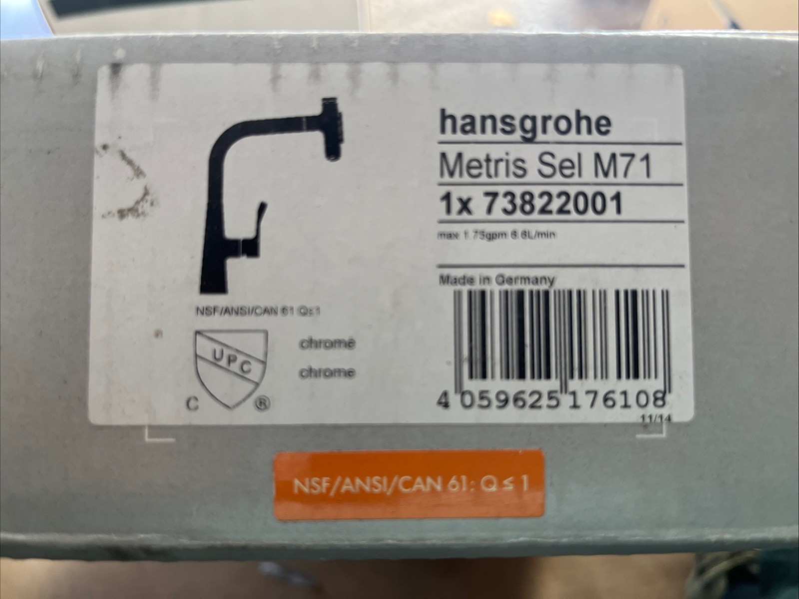 Hansgrohe sink mixer Metris Sel M71 Eco 73822001 chrome - Luxury