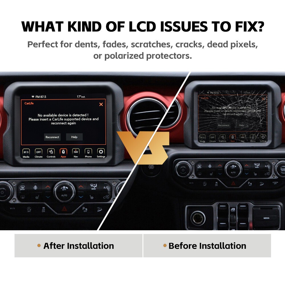 17-22 Replacement 8.4" Uconnect 4C UAQ LCD Display Touch Screen Radio Navigation