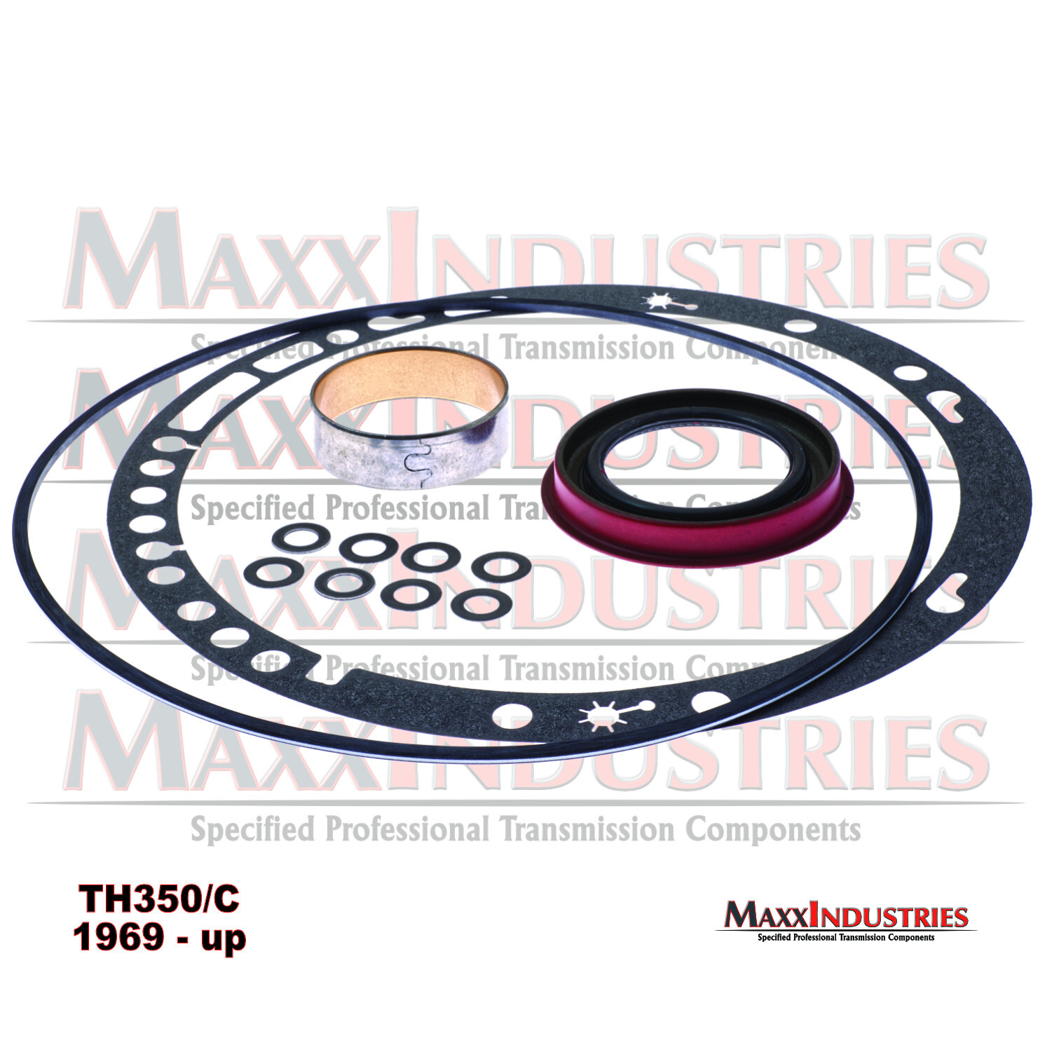 Turbo 350 TH350C Transmission Front Pump Seal Kit with Bushing for GM (60303)