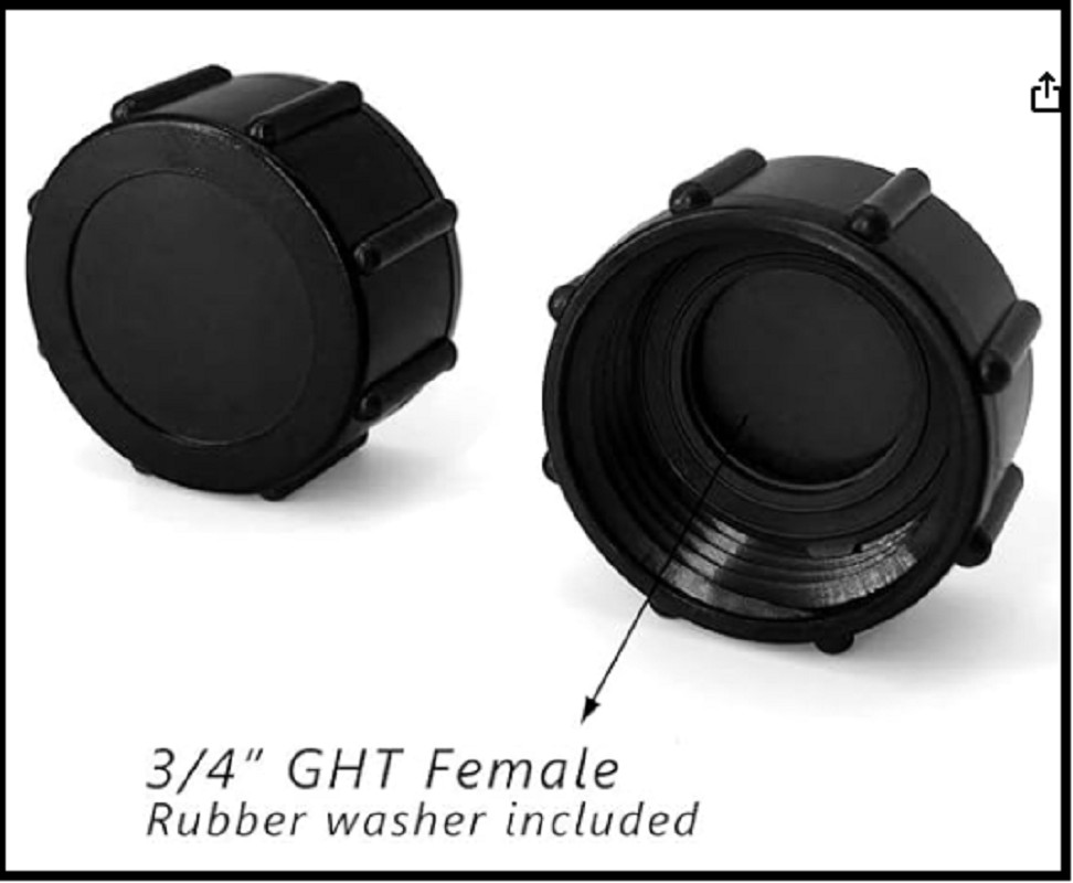 20 Pack Plastic Hose Caps for Garden Hose Garden Hose Female End Fitting Cap