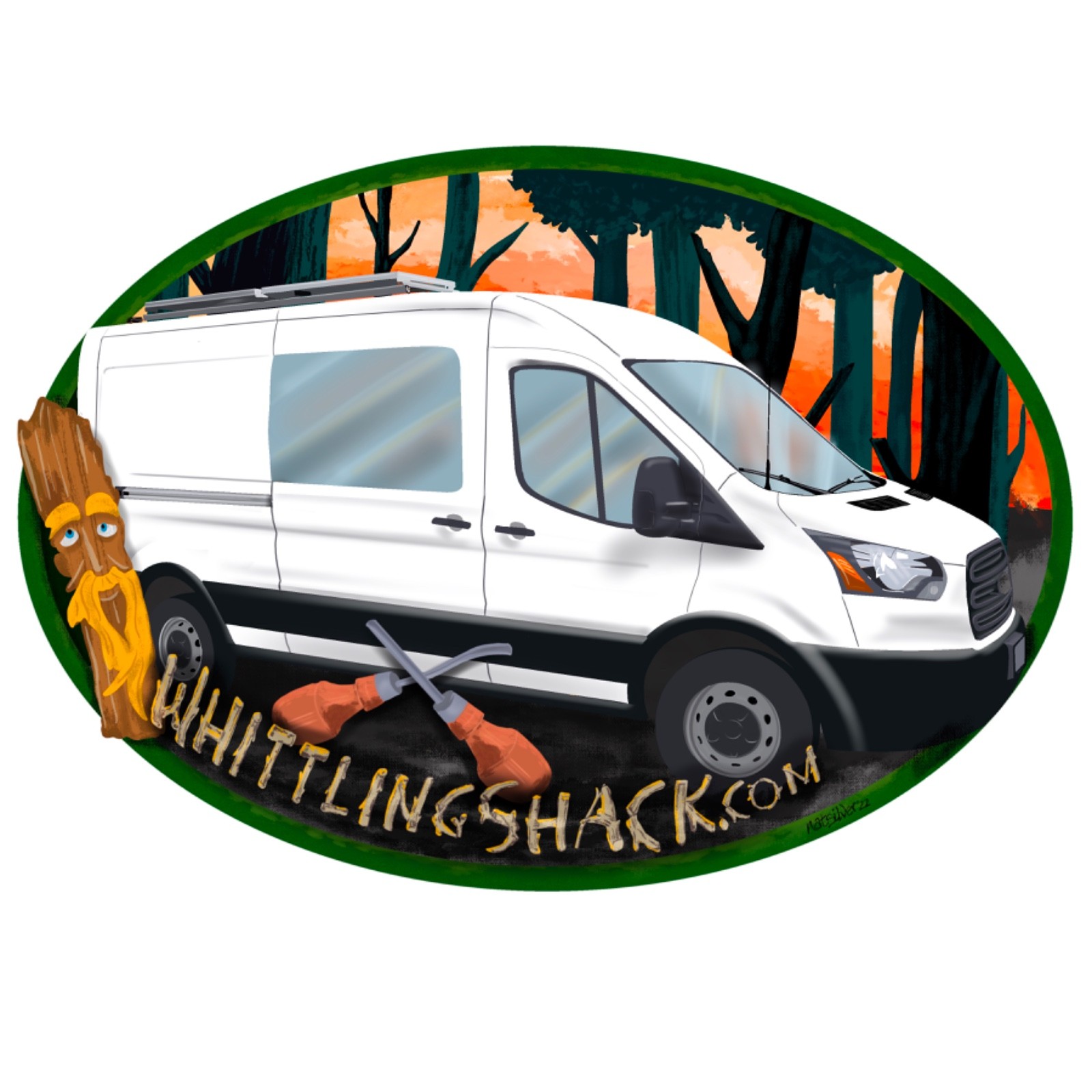 #301- #5-1/2" RAMELSON gouge palm tool woodcarving whittling - NEW