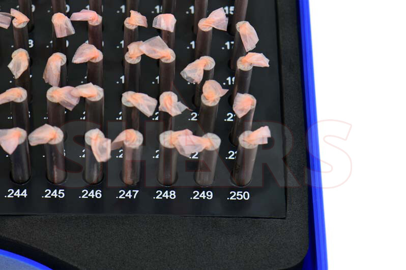 Shars 190 Pcs M1 .061-.250" Class ZZ Steel Pin Plug Gage Gauge Set Minus (-) R}