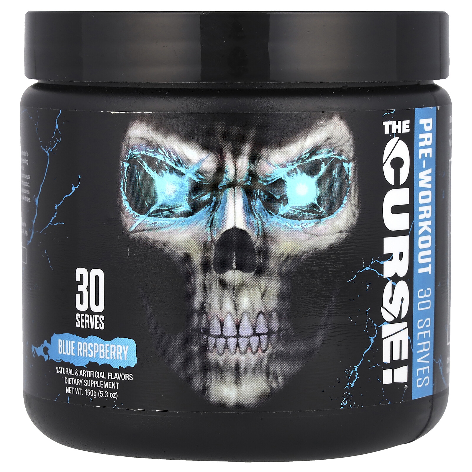 The Curse! Pre-Workout, Blue Raspberry, 5.3 oz (150 g)