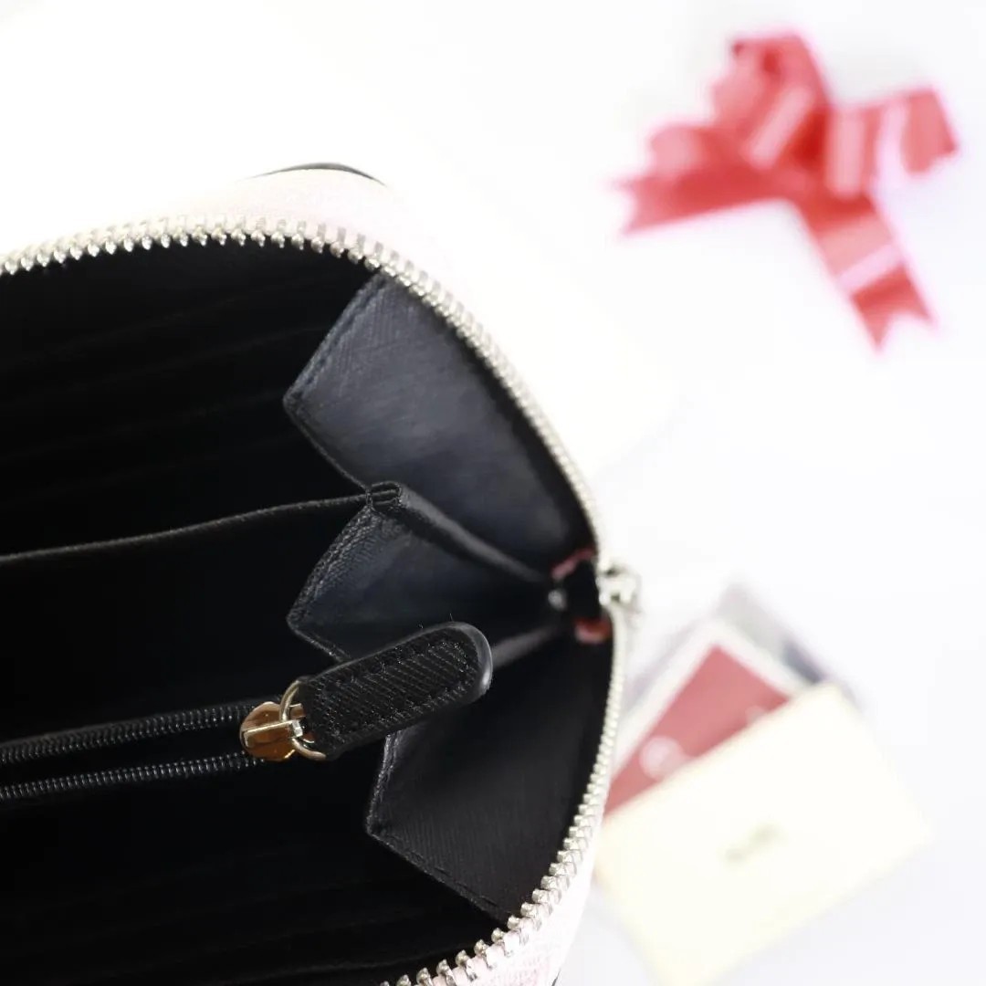 COACH x PEANUTS Long Wallet Snoopy Woodstock Leather Zip pink Popular items New