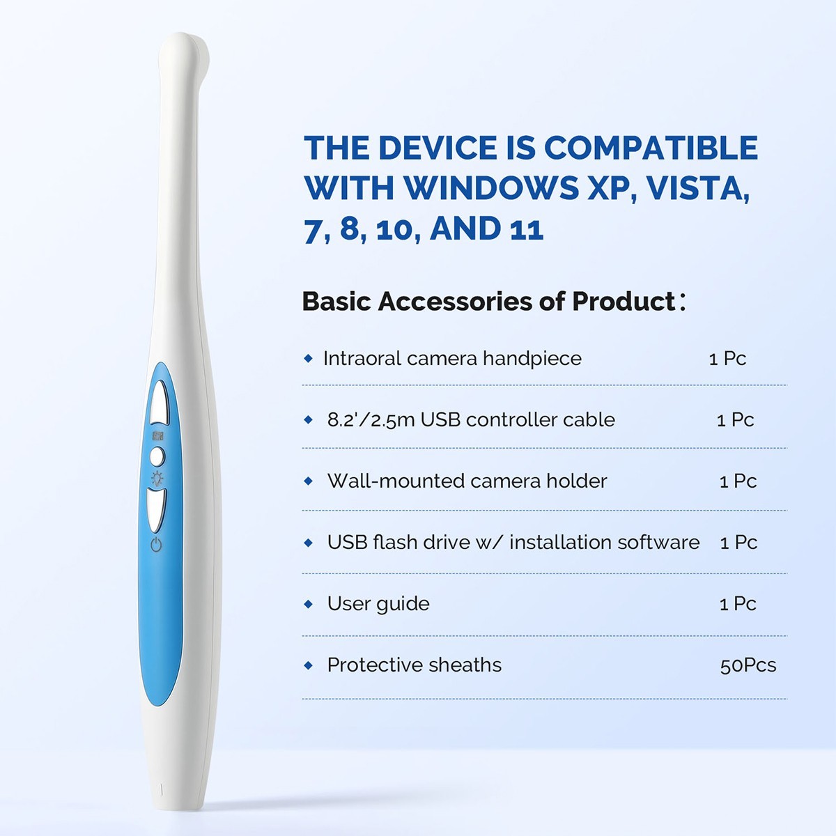 Dental Intraoral Camera Image Sensor 1280*720P Automatic For Dexis/Eaglesoft