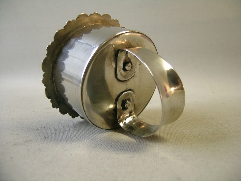 Antique True Cross reliquary relic kiss devotional item