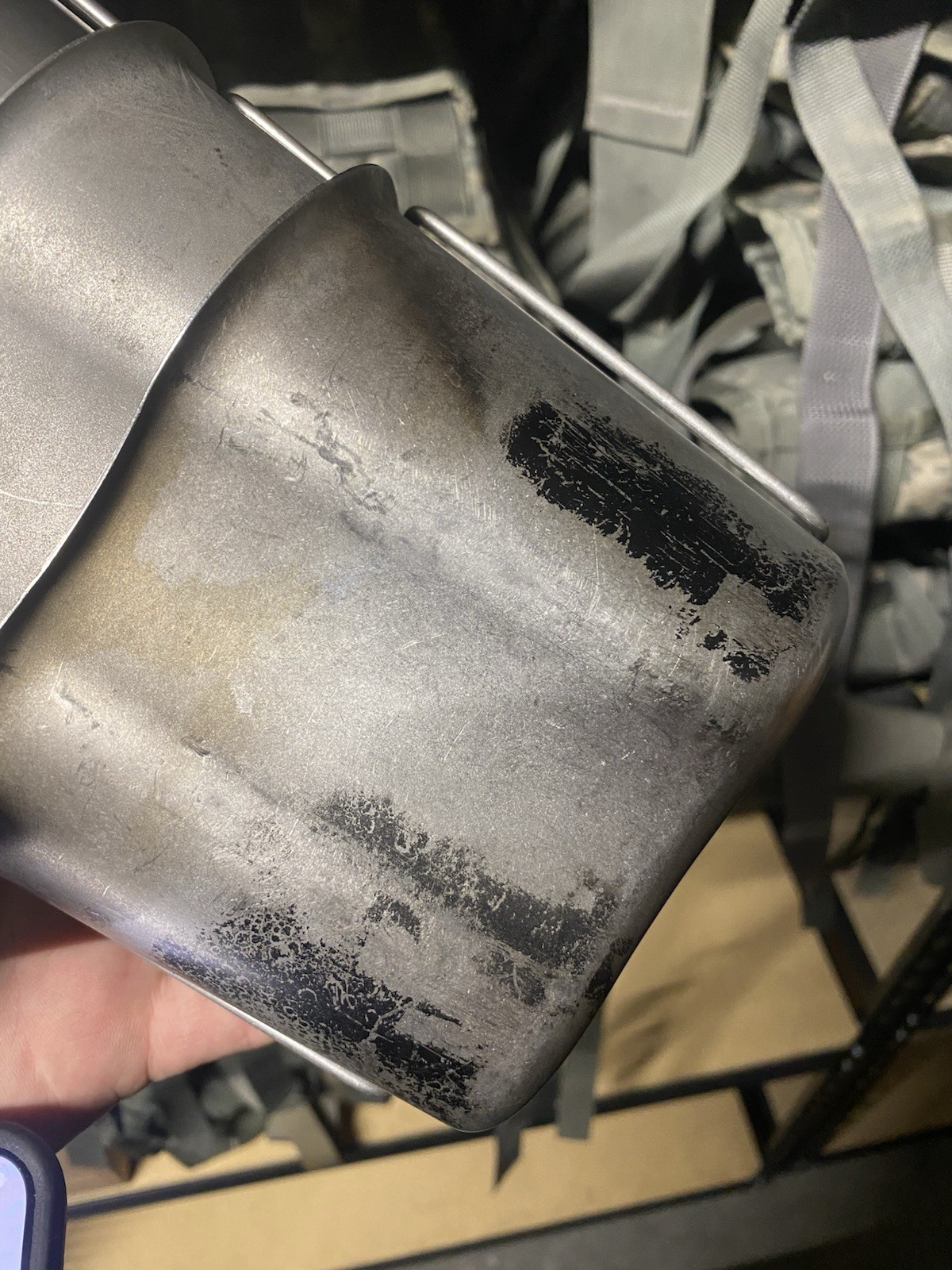 USGI Wire Handled Canteen Cup For 1 Quart Canteen