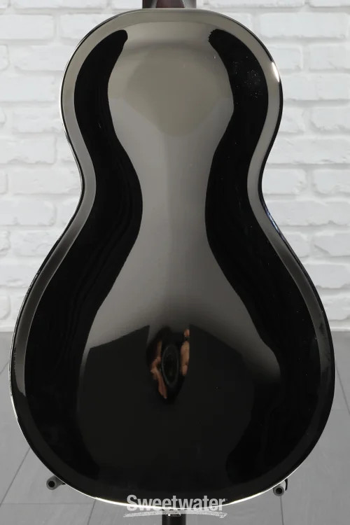 Recording King Parlor Resonator Acoustic Guitar - Nickel