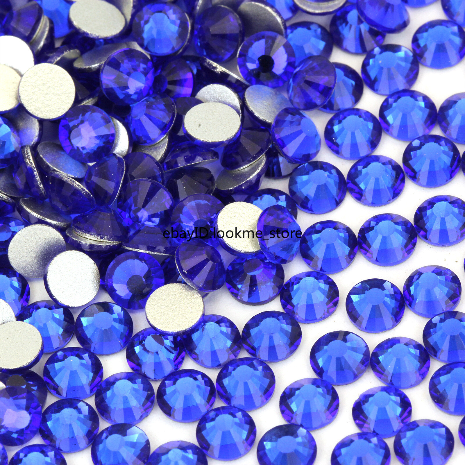 Non Hotfix Crystal Glass Rhinestones Flatback Nail Art Gems 3D Glitter Art Deco