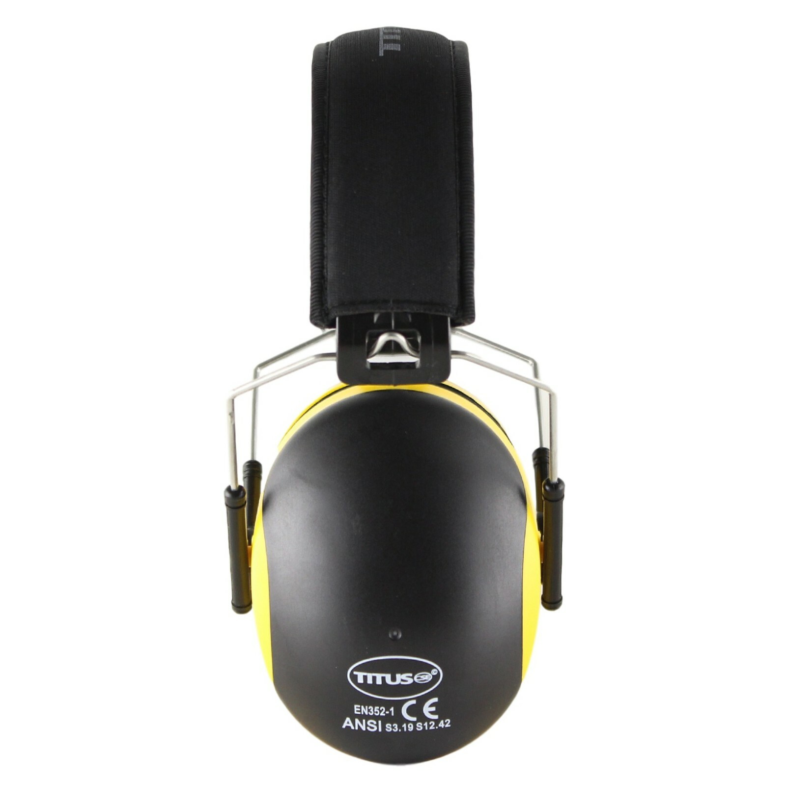 TITUS PREMIUM 37 NRR EARMUFFS HEARING PROTECTION NOISE REDUCTION w/ CASE USA