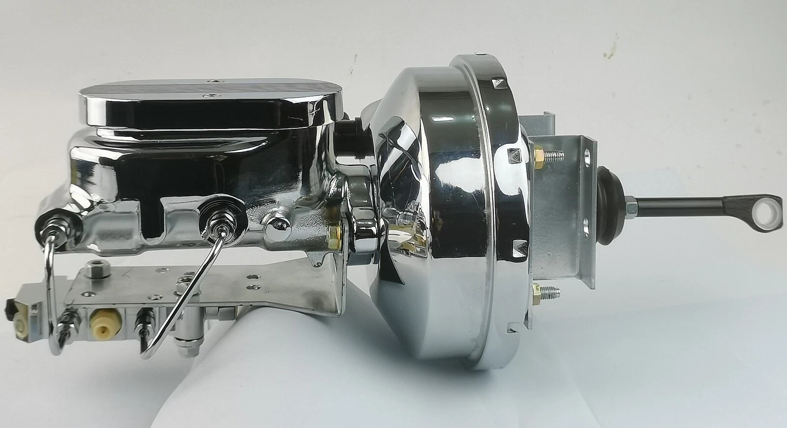 1964-66 Ford Mustang 7" Chrome Power Brake Booster Master Cylinder Disc Disc kit