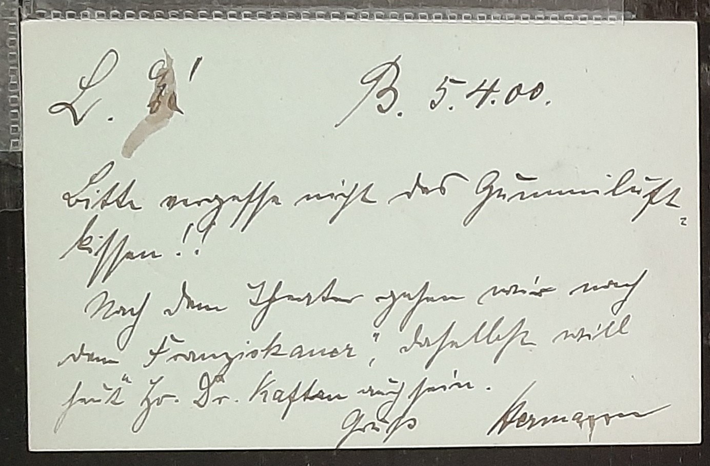 y(GER-866) GERMANY 1900 REICHPOST 2pf postal postcard used (3) different cards