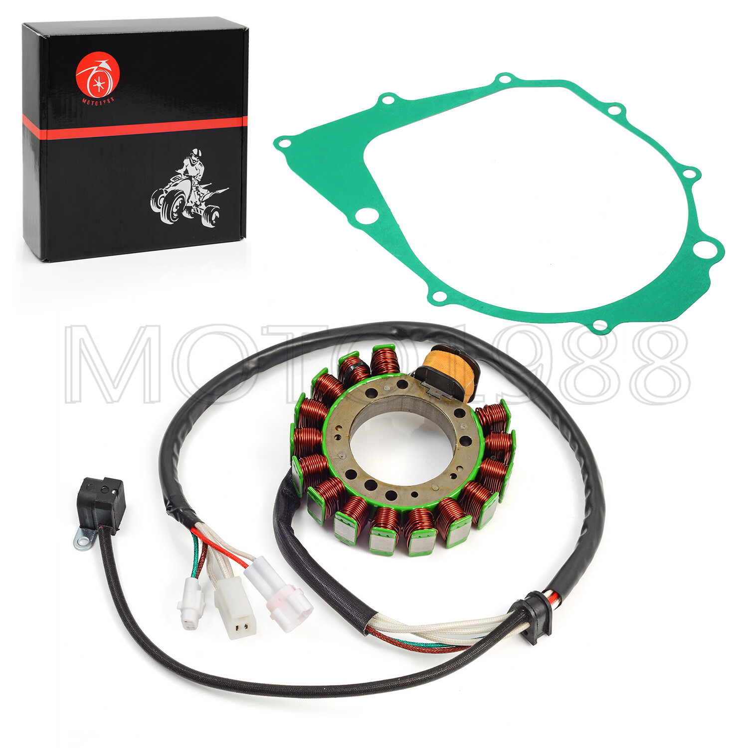 For Yamaha Warrior 350 YFM350X Magneto Stator Ignition Coil Wire Harness CDI Kit