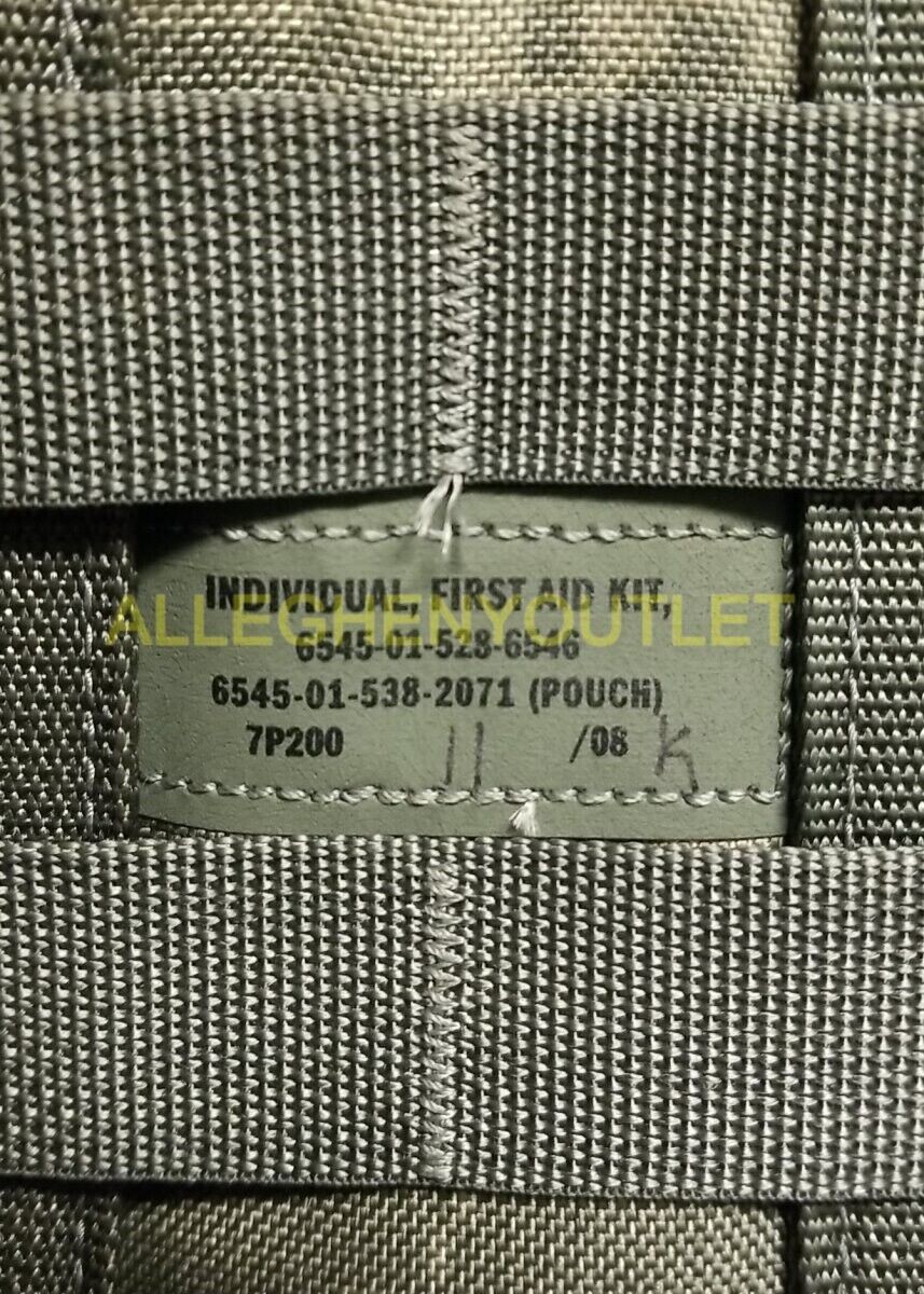 Genuine US Army IFAK First Aid Kit Carrying Case Pouch ACU 6545-01-538-2071 EXC