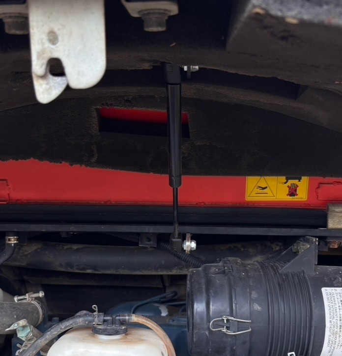 KUBOTA EXCAVATOR Rear Hood Lifter Spring Shock Strut KX-91-3 U-35 KX71 KX121 161