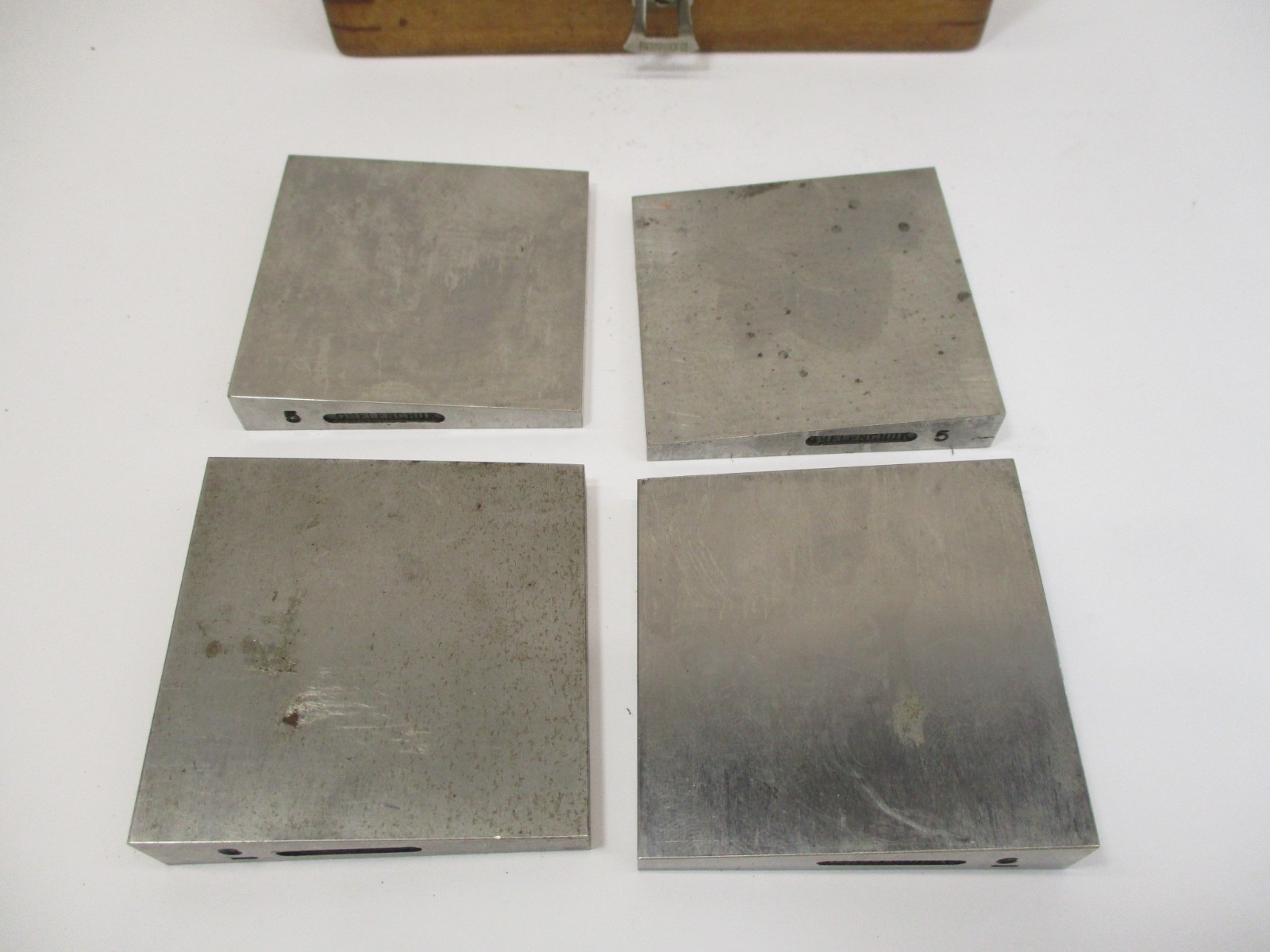 (22) Pc Angle Block Set OMELENCHUK 1° - 30° in Pairs Hard Ground Wood Case EC