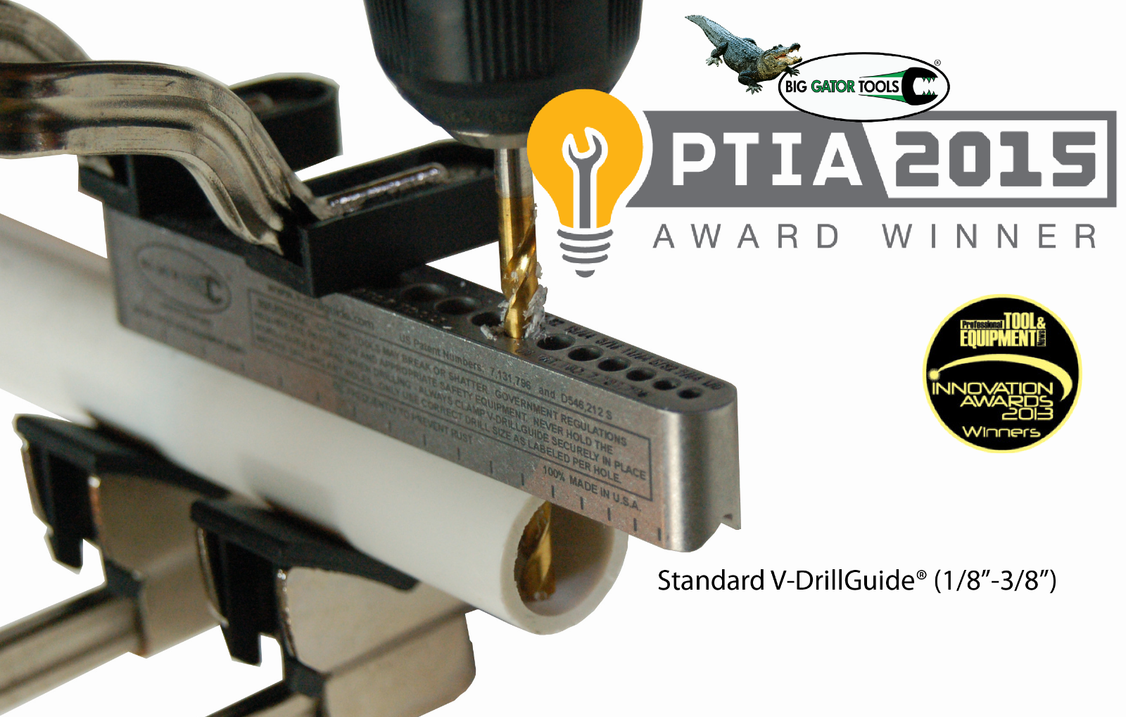 Drill Block - 17 holes - comparable to a portable drill press - drill anywhere!