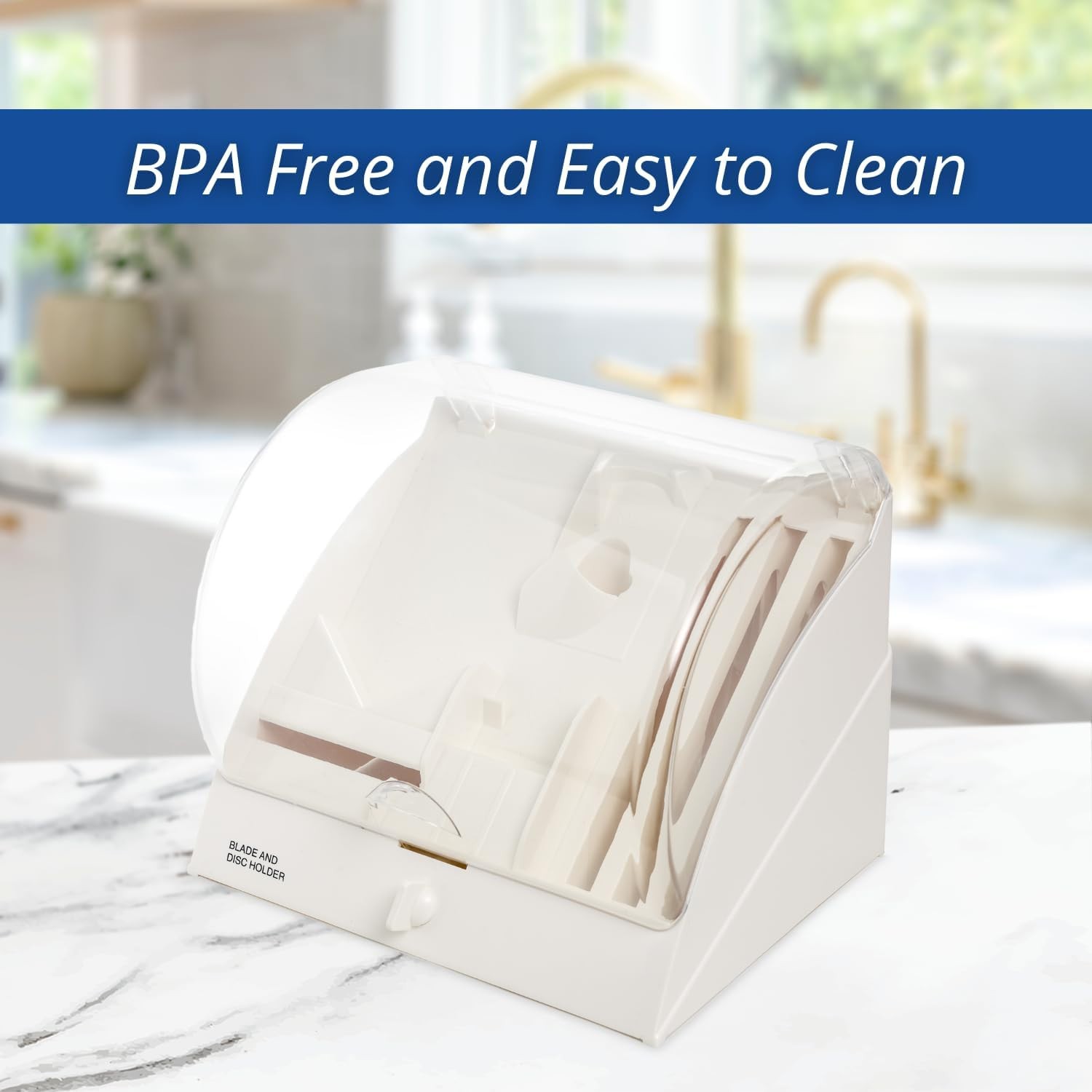 Cutting Blade and Disc Holder Storage for Cuisinart Food Processor Blades BDH-2