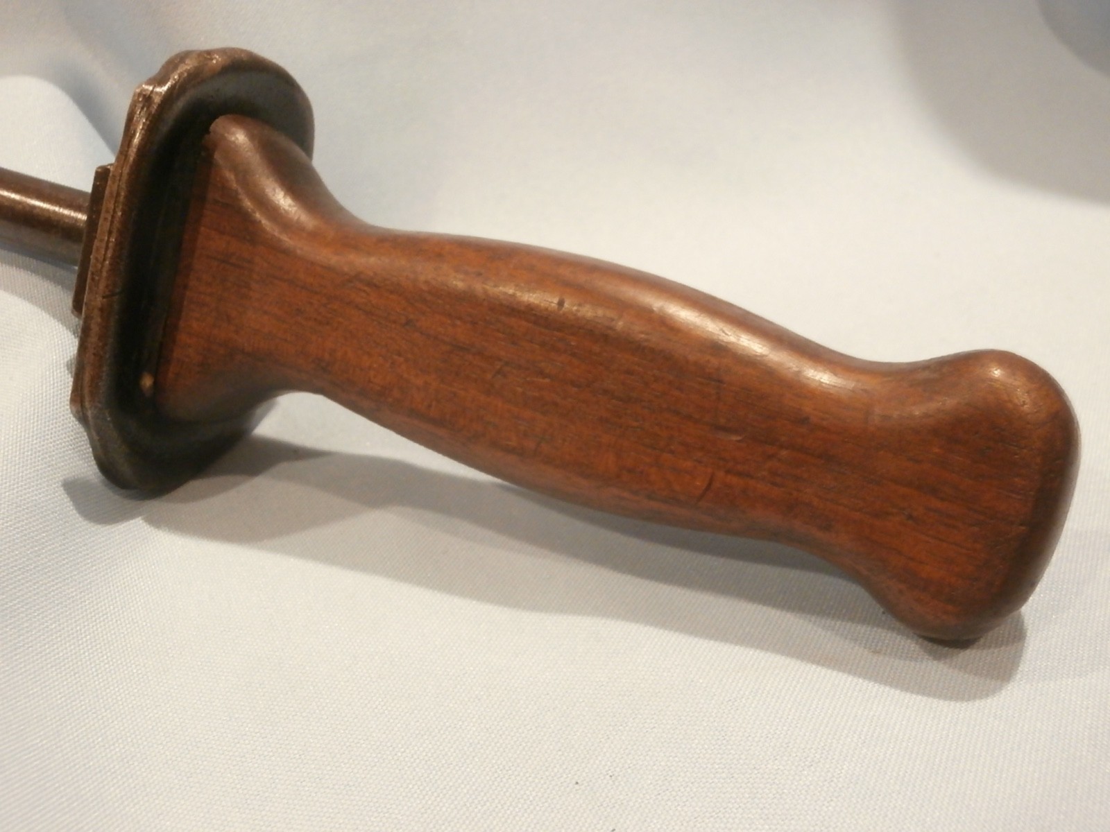 WWI BELGIAN FIGHTING KNIFE PLUS WWI BELGIAN TRAINER SET OF TWO RARE!