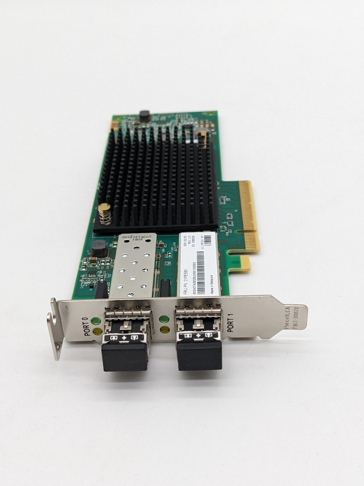 Emulex Gen7 LPe35002-M2 2x 32G FC Host Bus Adapter Full Heigh - P011814-01M