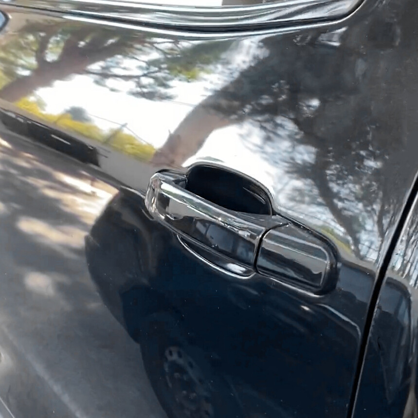 For 23236150 Silverado Sierra 2014-2019 Gloss Black Painted 4 pcs Door Handles