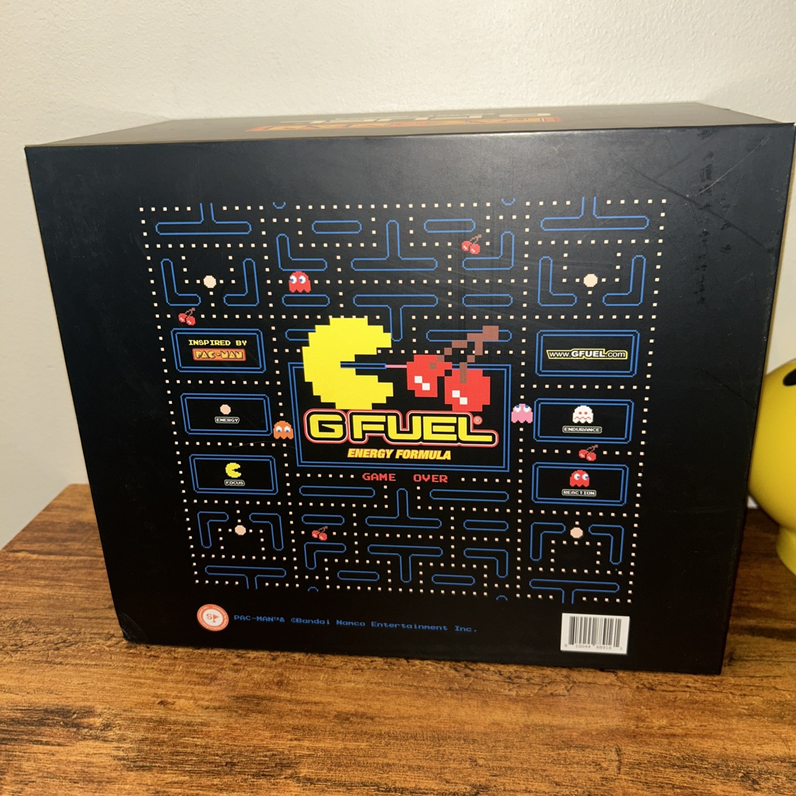 GFUEL x Pac-Man Power Pellet Collector’s Box - LIGHT UP - Shaker Cup & Tub