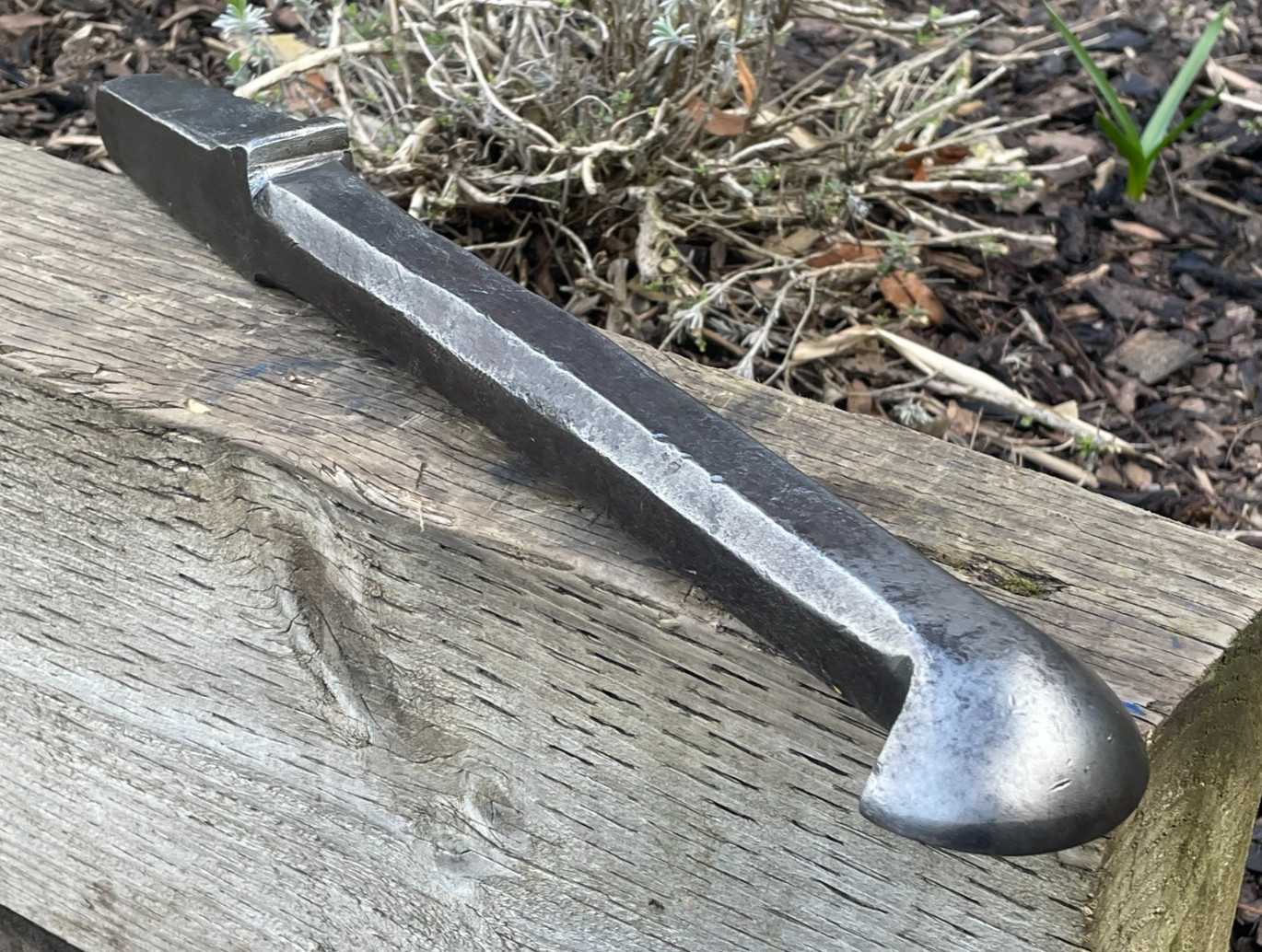 Vintage Half Moon Blacksmiths Mushroom Stake Anvil Domed Tinsmith Old Tool