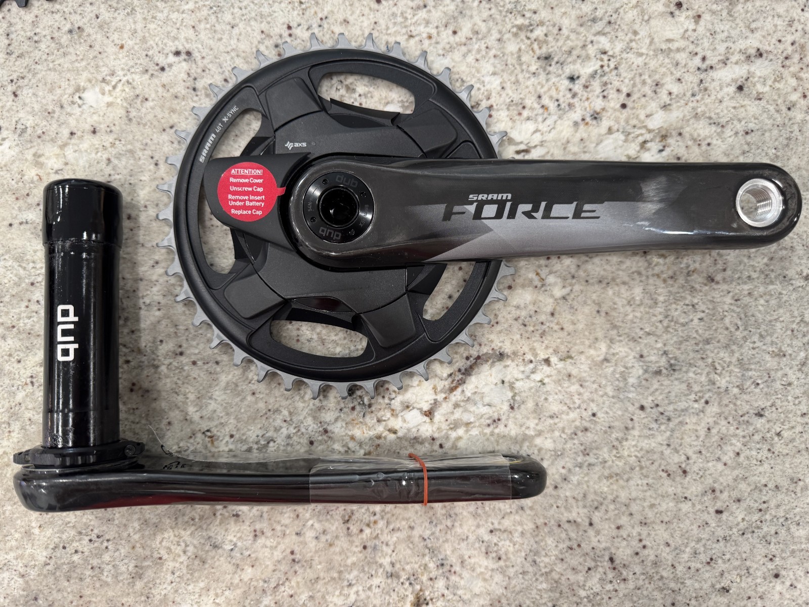 SRAM Force D1 Power Meter PM-AXS-SPDR-D1 175mm Groupset XPLR (no shifters)