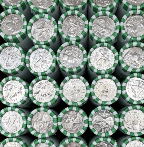 2 Rolls of 2026 P Philadelphia DIMES. All Tails/Tails on ends. Free Shipping