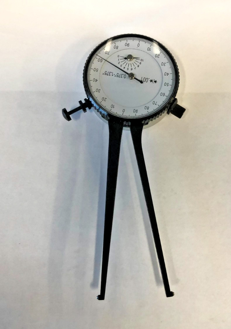 SPI 12-401-6 Internal Dial Caliper Gage, .375-1.375" Range, 0.001" Graduation