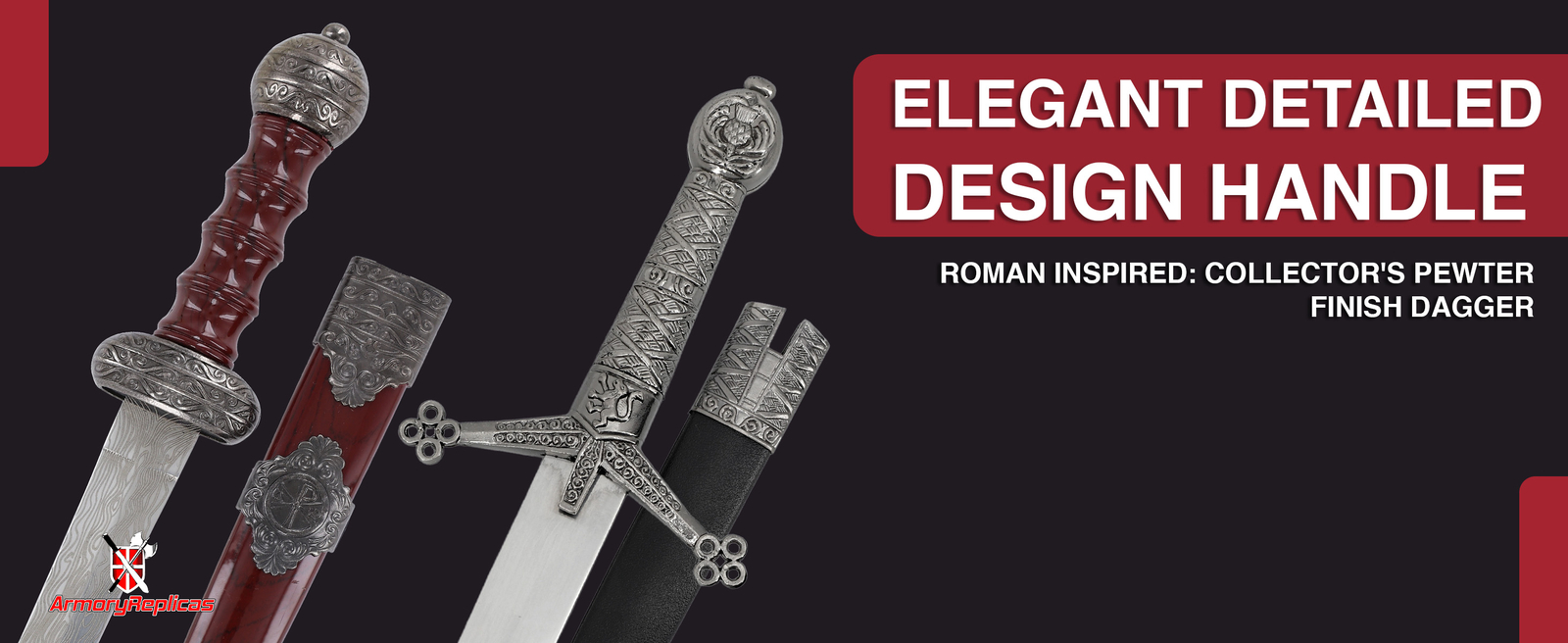 MEDIEVAL KNIGHT HISTORICAL TEMPLAR CEREMONIAL DAGGER COLLECTION W/ SCABBARD