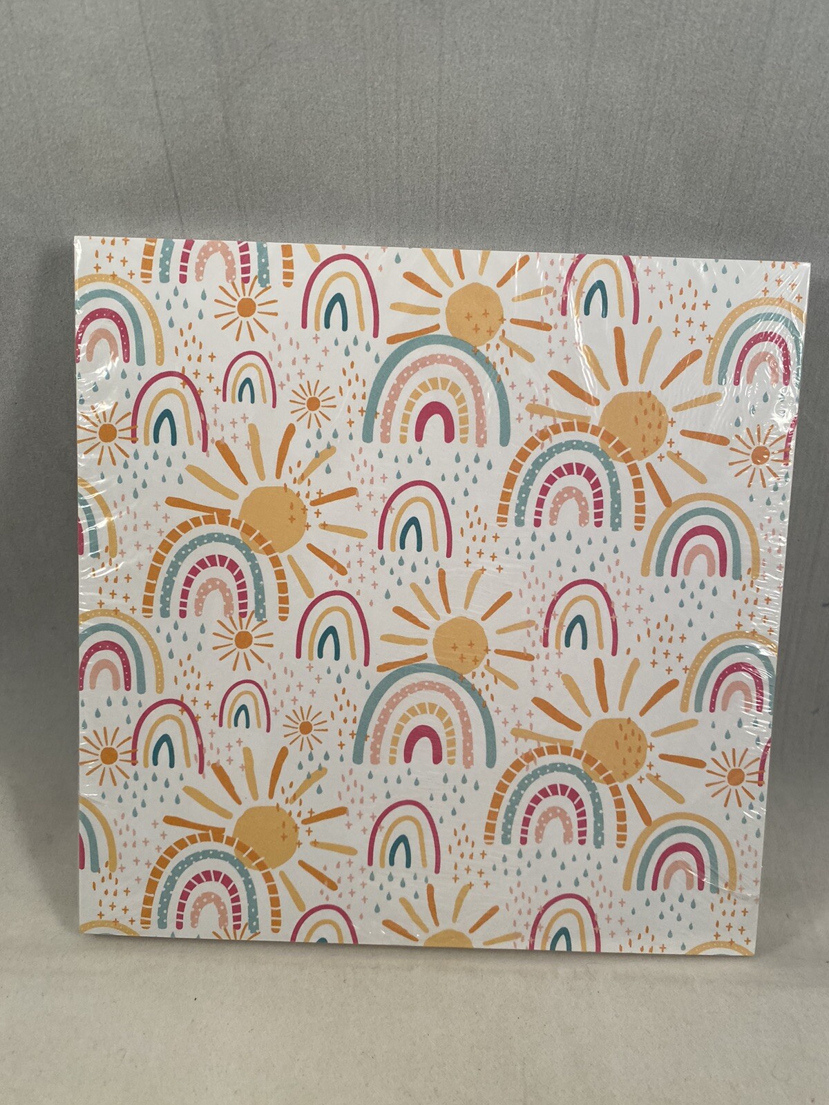 SUNSHINE & RAINBOWS Designer Series Paper DSP Stampin Up Full Pack 48 Sheets 6x6